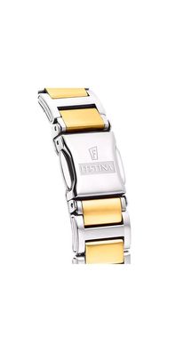 Festina Mademoiselle F16937/A Damenuhr mit Bicolor-Edelstahlband