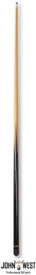 Angebot! Billard-Queue 145 cm, zweiteilig, Vollholz, lackiert, für Poolbillard