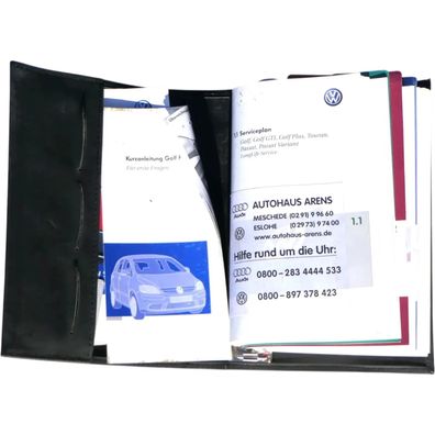 VW Golf 5 1K Bordbuch Bordmappe Bedienungsanleitung Anleitung Beschreibung