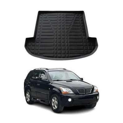 Kofferraumwanne Laderaumwanne für Kia Sorento 2010-2014 Gummi TPE Schwarz