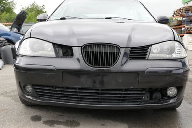 Seat Ibiza 6L Stoßstange Frontstoßstange vorne schwarz LC9Z bis ca. Anfang 2006 c