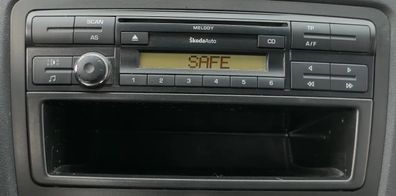 Skoda Octavia 1Z Radio CD- Player mit Code SkodaAuto Melody AAO600011