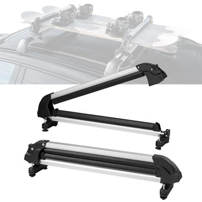 VEVOR Skiträger Dachträger 805mm fér 6 Paar Ski oder 4 Snowboards mit Schloss