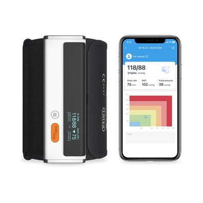 ViATOM Blutdruckmessgerät Oberarm mit EKG Bluetooth App Herzmonitor