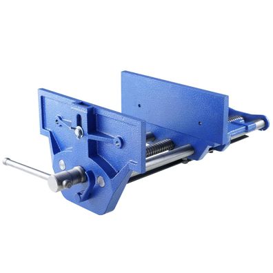 VEVOR Schraubstock Holzarbeiten 110mm Spanntiefe 335mm Gusseisen 11KN