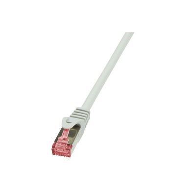 LogiLink Patchkabel CAT6 S/FTP AWG27 PIMF 10,00m grau