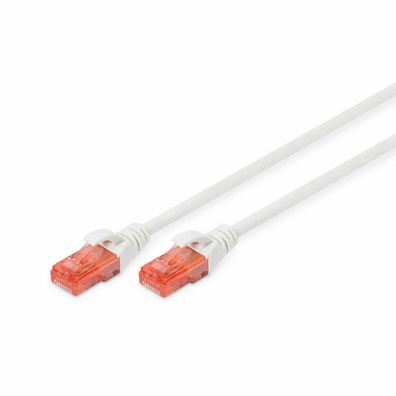 Digitus CAT 6 U/UTP Patchkabel - LSZH, 3m, weiß