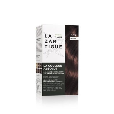 Lazartigue, La Couleur Absolue, permanente Haarfarbe, 5,35 Schokolade, 143 ml