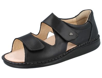 FINN Comfort Argos Soft Herren Sandale schwarz Glattleder