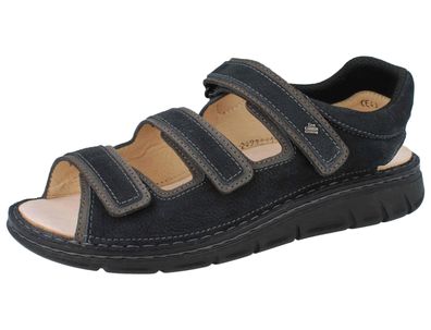 FINN Comfort Casablanca Herren Sandalen blau Nubukleder