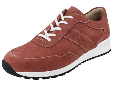 FINN Comfort Prezzo Herren Halbschuhe braun Mesh Nubukleder