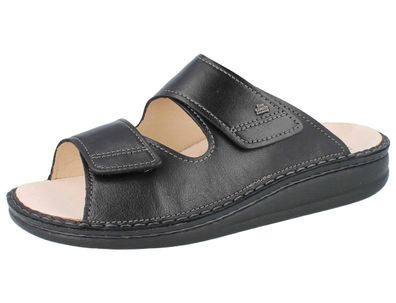 FINN Comfort Riad Herren Pantolette schwarz Neymar Glattleder
