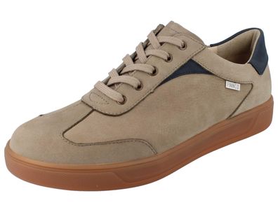 FINN Comfort FINNCO Interlagos Herren Halbschuhe sand Nubukleder