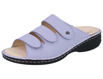 FINN Comfort Hellas Damen Pantolette lavendel Glattleder