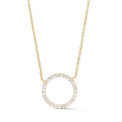 KetteAnhänger - Edelstahl - Circle Gold