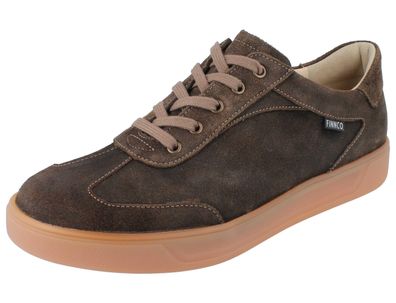 FINN Comfort FINNCO Interlagos Herren Halbschuhe sand Nubukleder