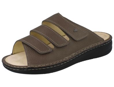 FINN Comfort Keros Herren Pantolette elefante Rauleder