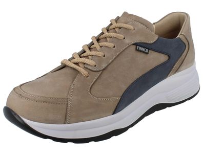 FINN Comfort FINNCO Piccadilly Herren Halbschuhe braun nut Nubukleder