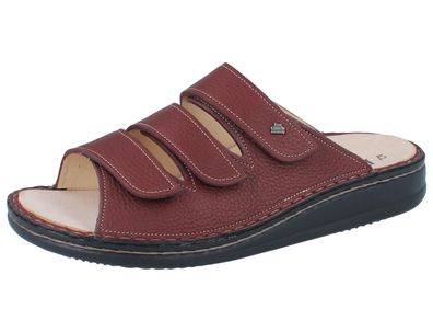 FINN Comfort Korfu Herren Pantolette kastanie Glattleder