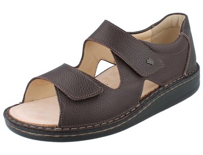 FINN Comfort Argos Soft Herren Sandale schwarz Glattleder