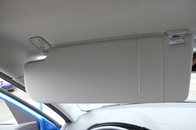 Skoda Fabia Roomster 5J Sonnenblenden Sonnenblende grau links vorne grau