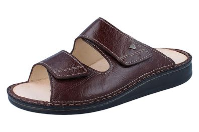 FINN Comfort Riad Herren Pantolette braun Glattleder