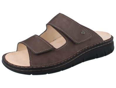 FINN Comfort Rab Herren Pantolette braun Nubukleder