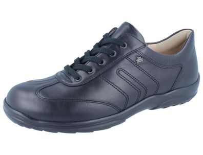 FINN Comfort Syracuse Herren Schnürschuhe schwarz Glattleder
