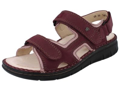 FINN Comfort Wanaka Soft Damen Sandale farngrün Nubukleder