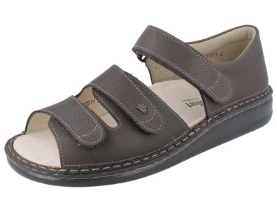 FINN Comfort Baltrum Herren Sandale braun Glattleder