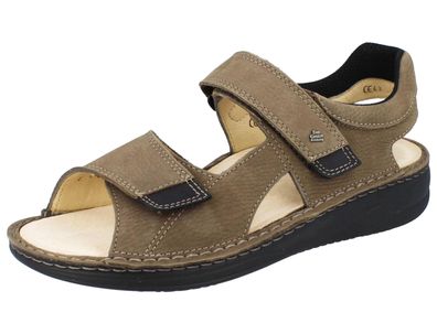FINN Comfort Skiathos Herren Sandale beige Nubukleder