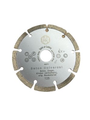 Diamant-Trennscheibe universal 125x/22,23mm Neton Ziegel Klinker Stein Diamantsche