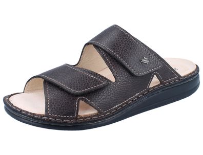 FINN Comfort Danzig Soft Herren Pantoletten braun Glattleder