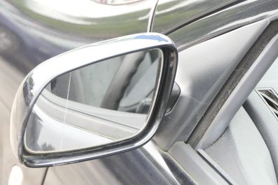 Skoda Fabia 6Y elektrisch Spiegel Außenspiegel links mit Glas schwarz LF9R - RIß