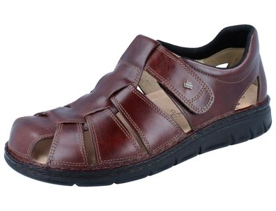 FINN Comfort Copan Soft Herren Sandale braun Glattleder