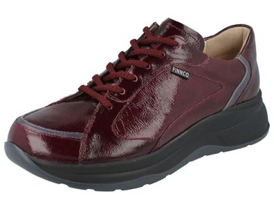 FINN Comfort FINNCO Piccadilly Damen Halbschuhe bordorot Lackleder