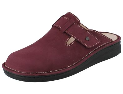 FINN Comfort Petare Damen Clog beige Nubukleder genarbt