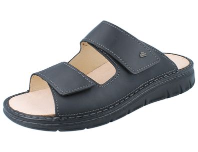 FINN Comfort Rab Herren Pantolette schwarz Glattleder
