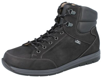 FINN Comfort Navarra Stiefel schwarz Nubukleder