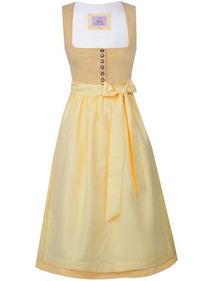 Dirndl Obing 75cm Länge zitrone - Größe: 32