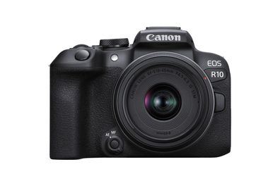 Canon EOS R10 + RF-S 18-45mm F4.5-6.3 IS STM MILC 24,2 MP CMOS 6000 x 4000 Pixel Schw