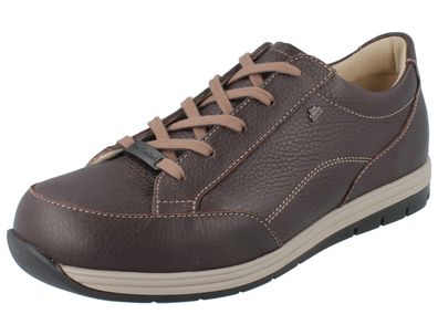FINN Comfort Osorno Herren Halbschuhe blau grau Nubukleder
