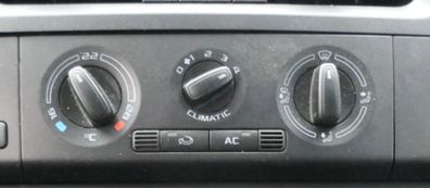 Fabia 5J Klimabedienteil Bedienteil 5J0820045B manuelle Klimaanlage Climatic