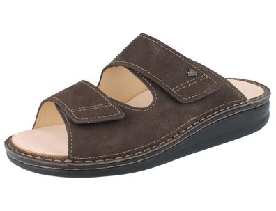 FINN Comfort Riad Herren Pantolette braun Nubukleder