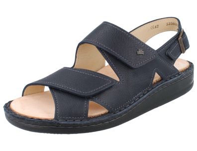 FINN Comfort Toro Soft Herren Sandale schwarz Glattleder