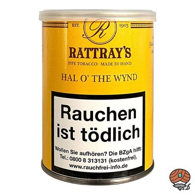 Rattray´s HAL O' THE WYND Pfeifentabak 100g Dose (British Collection)