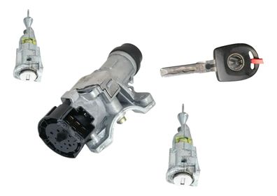 VW Polo 6R Zündschloß Schloß Zündung 1x Schlüssel + 2x Türschloß Tür Tank