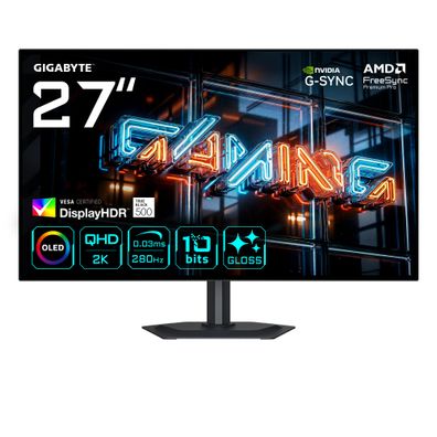 MO27Q28GR / 27" OLED / 2560 x 1440 (QHD) 280Hz / 0.03ms GTG / HDMI 2.1 x 2, Displaypo