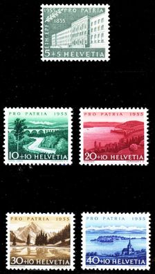 Schweiz PRO PATRIA Nr 613-617 postfrisch X2875EE