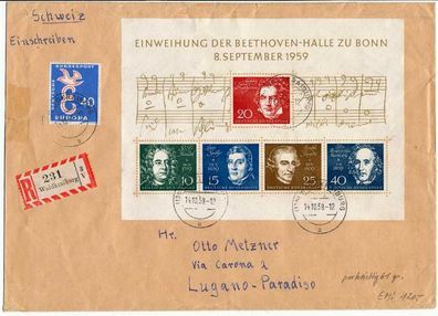 BRD BLOCK Kleinbogen 1949 1989 Block 2 BRIEF MI X40A76E